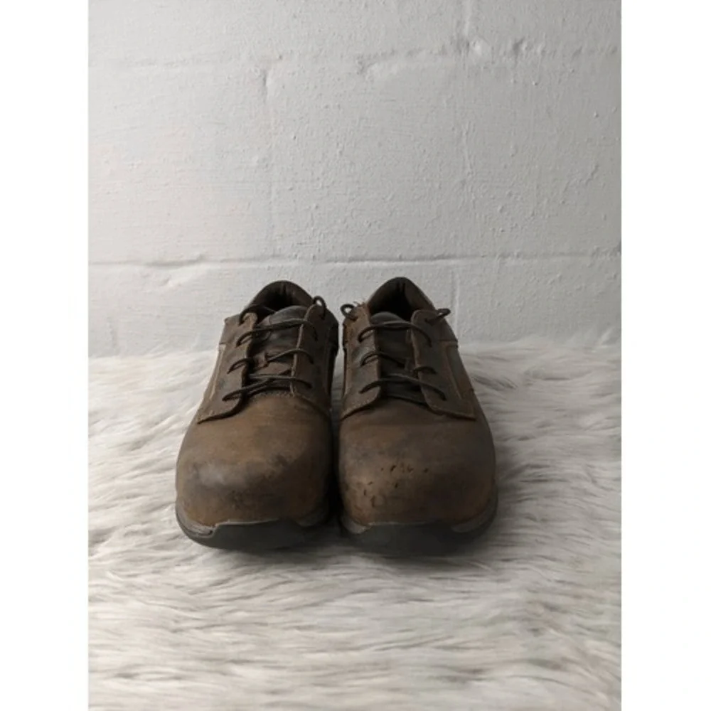 Red Wing Steel Toe Work Men's Shoes Heritage Brown ComfortPro sz Sz 9.5D style #